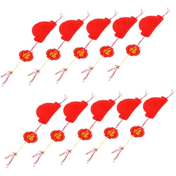 20pcs New Year Paper Lanterns Fall Decor, Hanging Decor Chic Spring Festival NEW - Picture 3 of 7